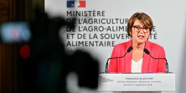 Annie Genevard annonce un plan à plus de 1 milliard d’euros pour soutenir les agriculteurs, touchés par la sécheresse et les canicules
