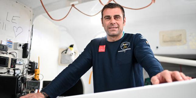 Damien Guillou, un navigateur qui « accepte de ralentir » pour boucler le défi de la Golden Globe Race