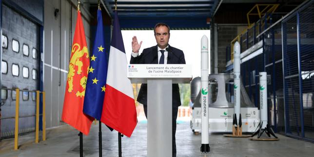 Sébastien Lecornu inaugure l’usine de fusées réutilisables de MaiaSpace à Vernon