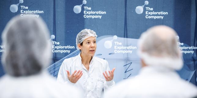 Helene Huby, fondatrice et PDG de The Exploration Company, à Planegg (Bavière, Allemagne), le 20&nbsp;novembre 2023.