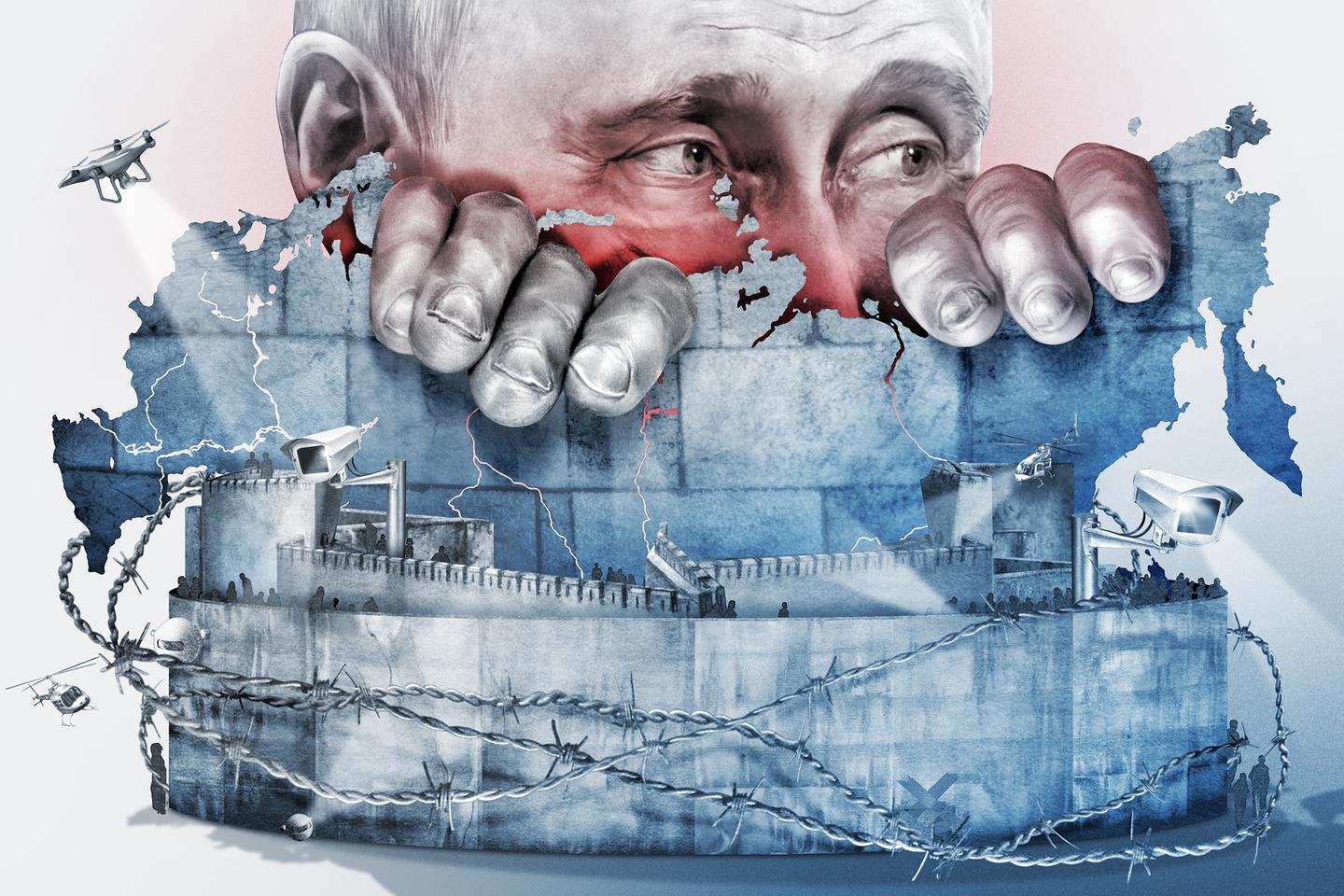 Vladimir Poutine, un président bunkérisé dans une Russie mise sous cloche