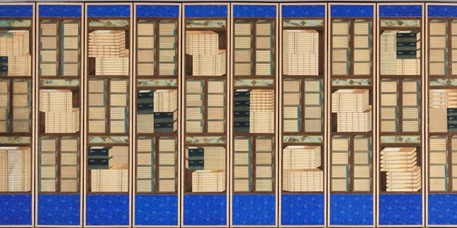 At the Guimet Museum in Paris, the Korean art of trompe-l'œil libraries