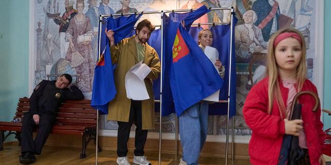 IN DIRECT, war in Ukraine: Putin's party would be unsurprisingly at the head of the Russian legislative elections, even though Volodymyr Zelensky believes that the Ukrainian strikes "had a very important impact in the Moscow region"