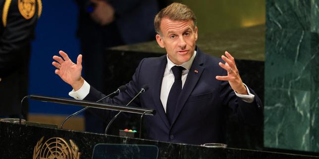 A l’Assemblée générale de l’ONU, Emmanuel Macron prend le contrepied de Donald Trump