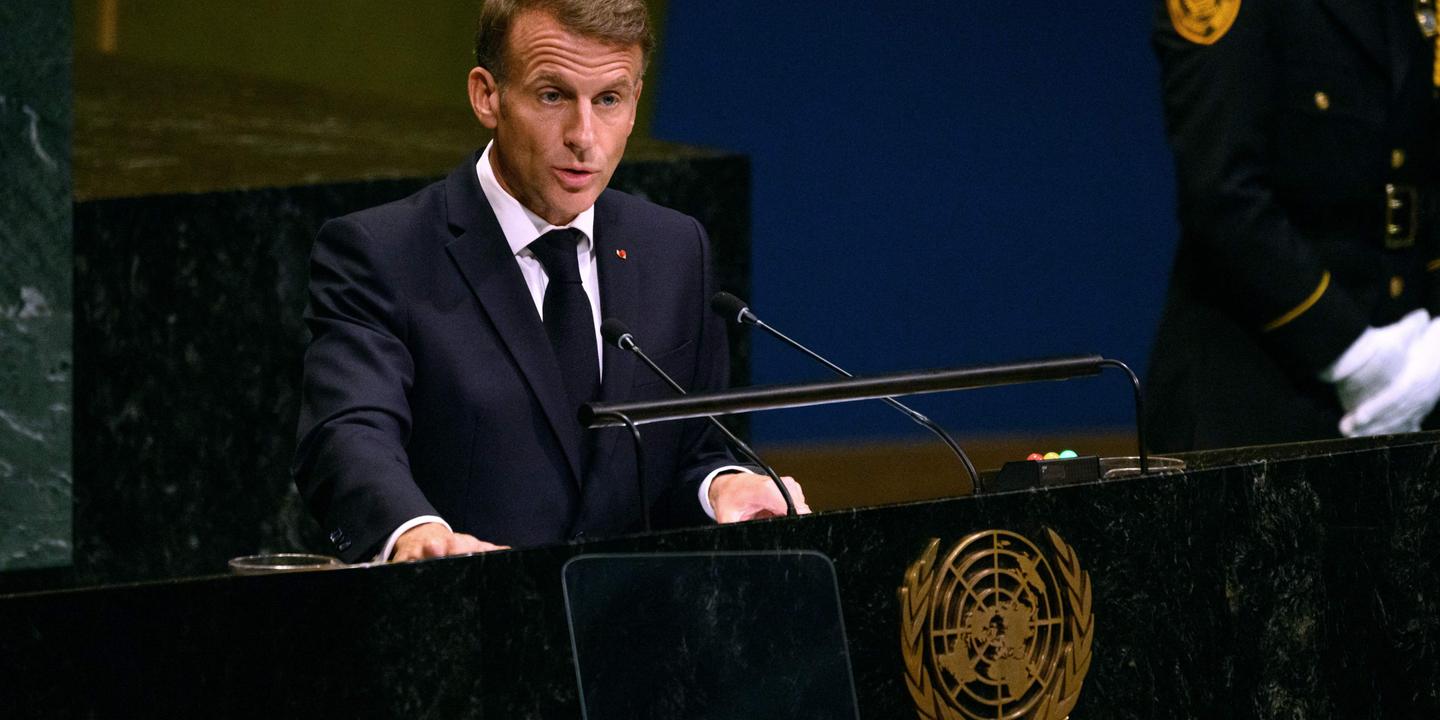 « Un spectacle qui nous fait honte à tous » : les images du discours d’Emmanuel Macron à l’Assemblée générale de l’ONU