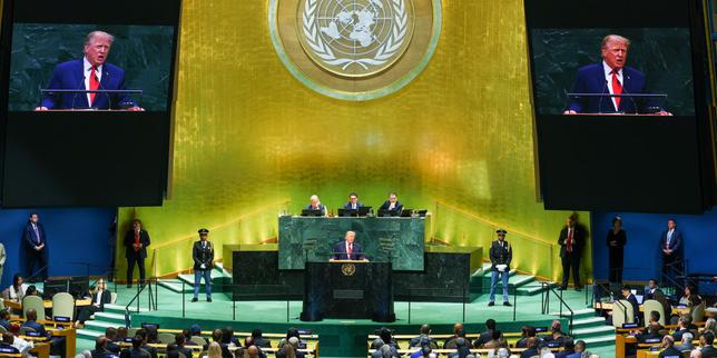 At the UN General Assembly, Donald Trump seems to hesitate about Iran between agreement and "destruction"