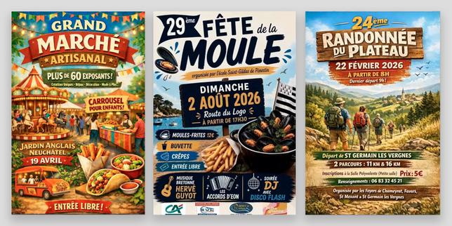 Les affichettes conçues par l’IA : « Oui, c’est moche, mais ça fait le taf »