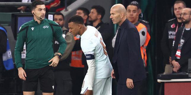 Zidane wins on France coaching debut, but Mbappé injury clouds victory