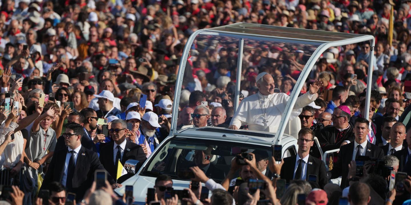 A Lourdes, le pape Léon XIV se recueille devant un symbole des victimes de violences sexuelles dans l’Eglise