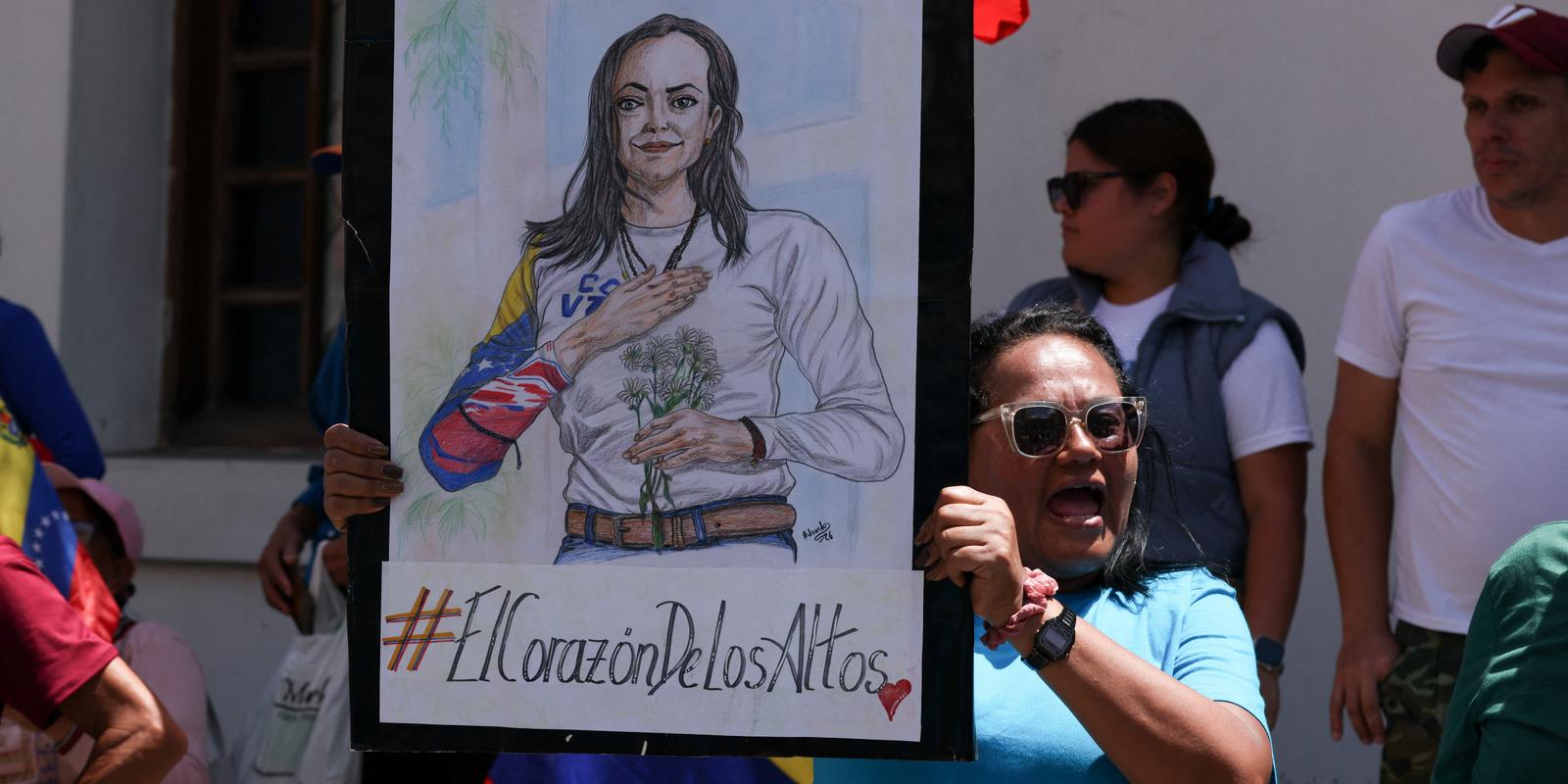 Au Venezuela, Maria Corina Machado reconnue leader de l'opposition après la chute de Maduro