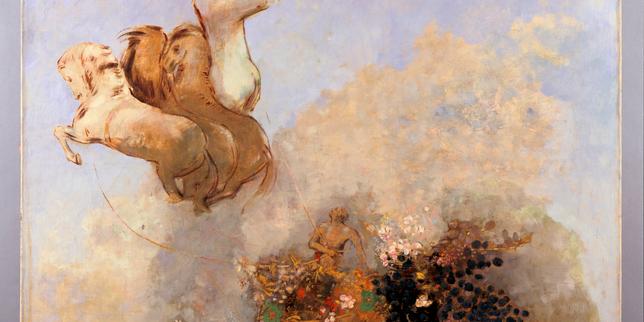 «&nbsp;Quadrige, le char d’Apollon&nbsp;» (vers 1909), d’Odilon Redon.
