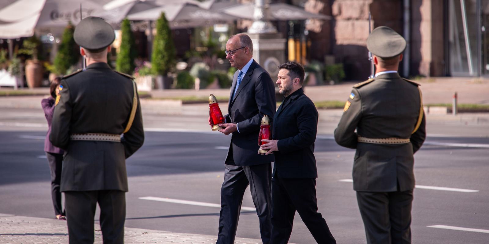 Friedrich Merz à Kiev : l'Allemagne engage son soutien militaire face à la Russie