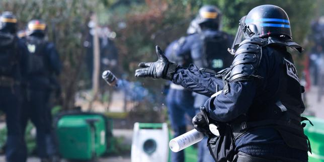 French government suspends use of stun grenades at student protests after teen loses hand