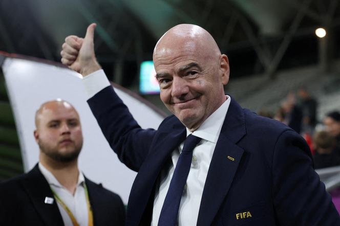 Le président de la Fédération internationale de football, Gianni Infantino, lors d’un match de la Coupe du monde féminine des moins de 20 ans, à Lodz (Pologne), le 27 septembre 2026. - KACPER PEMPEL/REUTERS