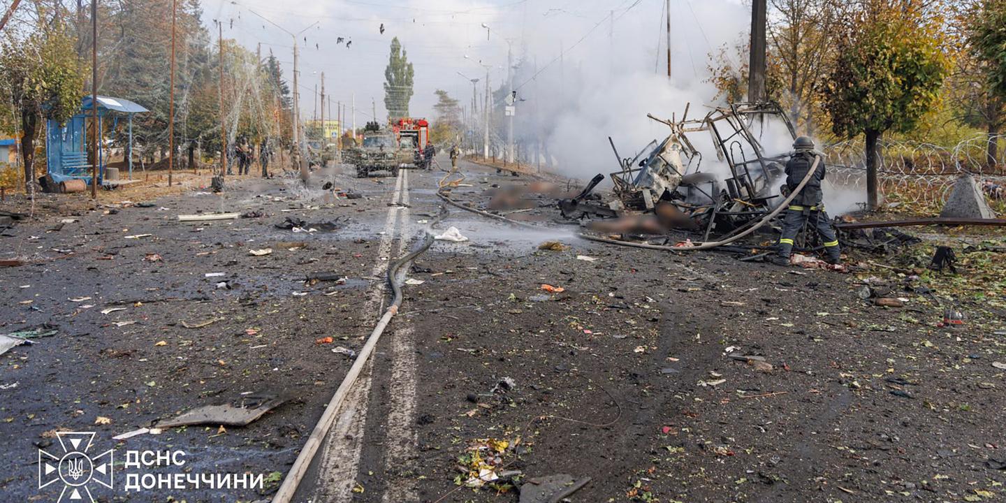 Russian Bomb Strike on Buses in Kramatorsk Kills at Least 33, Authorities Say