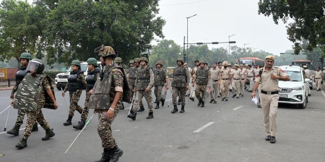 En Inde, le chef du Parti du peuple cafard arrêté avant une manifestation contre la commission électorale à New Dehli