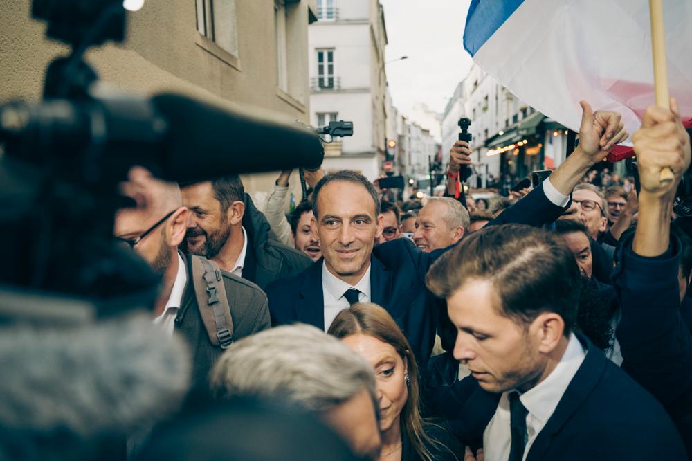 Raphaël Glucksmann à Paris, le 11 octobre 2026. - MARIE MAGNIN/DIVERGENCE POUR « LE MONDE »