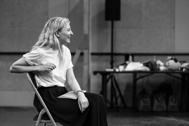 Julie Duclos, lors de répétitions à la Comédie-Française, à Paris, en septembre 2026. - JULIEN BENHAMOU/COLLECTION COMÉDIE-FRANÇAISE
