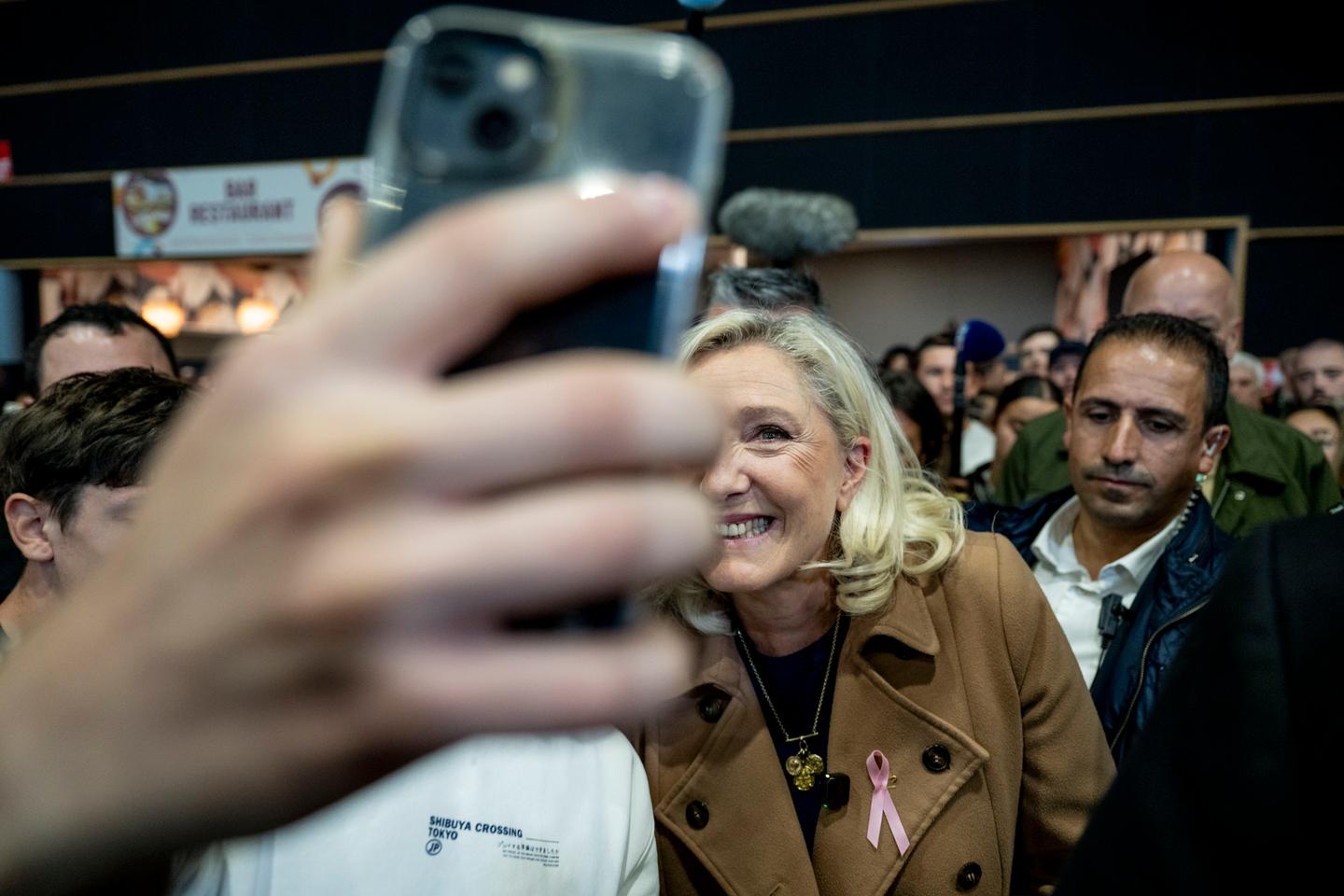 Marine Le Pen adopts parts of Macron’s economic approach for 2027