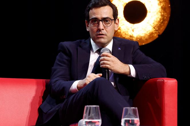 Stéphane Séjourné, vice-président exécutif de la Commission européenne chargé de la prospérité et de la stratégie industrielle, au Mondial de l’automobile de Paris 2026, à Paris, le 13 octobre 2026. - BENOIT TESSIER/REUTERS