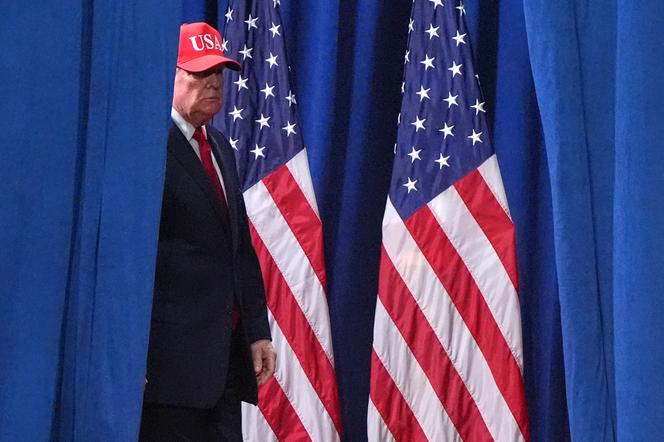 Le président américain Donald Trump, à Kalispell, dans le Montana, le 14 octobre 2026. - ALEX BRANDON/AP