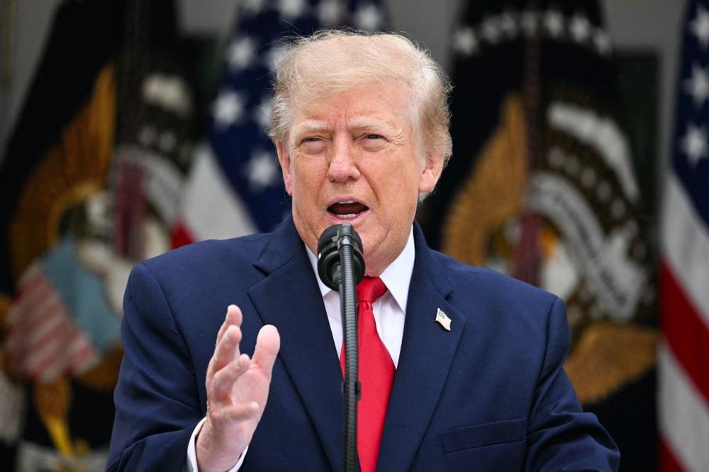 Donald Trump, à la Maison Blanche, à Washington, le 15 octobre 2026. - JIM WATSON/AFP