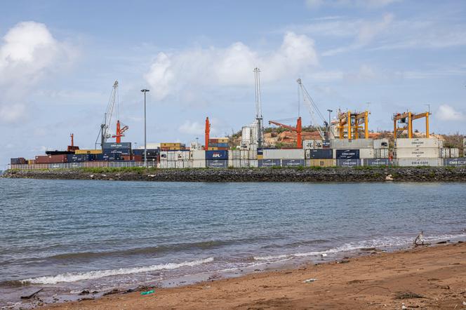 Le port de Longoni, à Mayotte, le 27 décembre 2024.  - PATRICK MEINHARDT/AFP