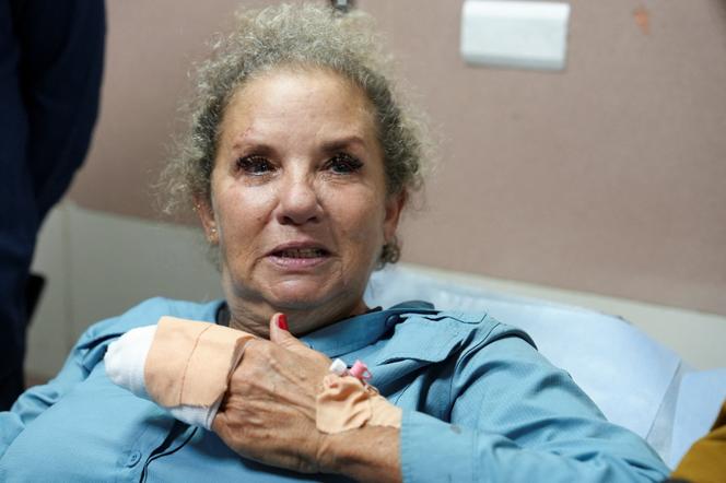 Heidi Levine, photojournaliste pour le « Washington Post », après avoir subi de multiples blessures lors d’une attaque menée par des colons israéliens radicaux contre des Palestiniens qui récoltaient des olives, à Ramallah (Cisjordanie occupée), le 16 octobre 2026. - ALI SAWAFTA/REUTERS