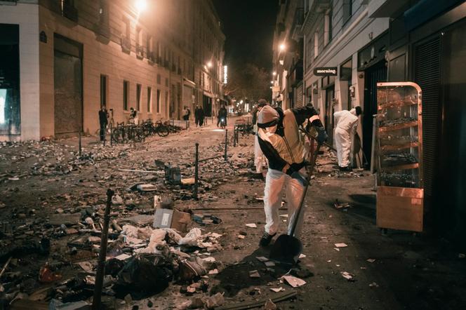 A Paris, dans la nuit du 17 au 18 octobre 2026. - BENJAMIN CARROT POUR « LE MONDE »