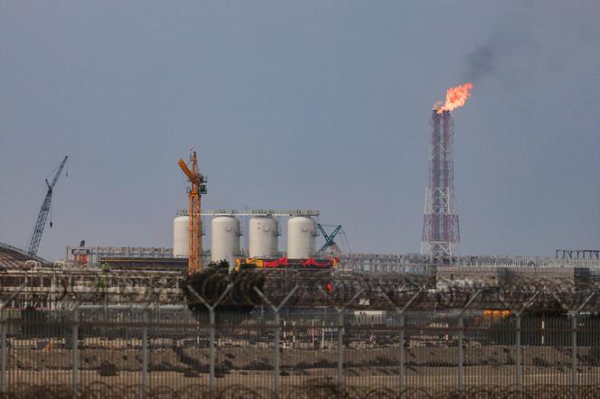 Le complexe industriel de Ras Laffan (Qatar), hébergeant la plus grande usine de liquéfaction de gaz au monde, le 3 mars 2026. - DPA/SIPA
