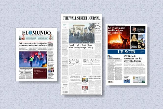 Des unes de la presse étrangère, lundi 19 octobre 2026. - LE MONDE