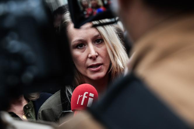 Marion Maréchal, cofondatrice de l’Issep, le 6 octobre 2025. - CYRIL BITTON/DIVERGENCE POUR « LE MONDE »
