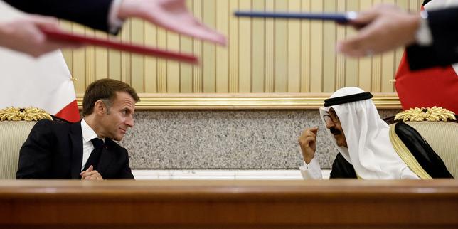 On tour in the Persian Gulf, Macron seeks a solution to soaring fuel prices