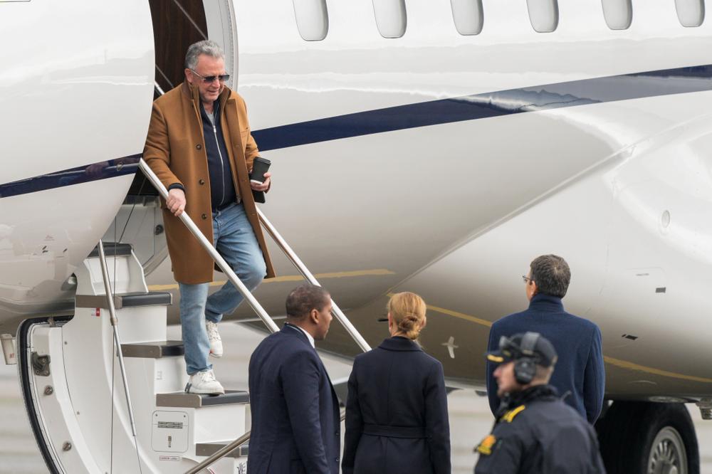 L’envoyé américain Steve Witkoff, à son arrivée à l’aéroport d’Oslo-Gardermoen, le 20 octobre 2026. - STIAN LYSBERG SOLUM/NTB SCANPIX/AP