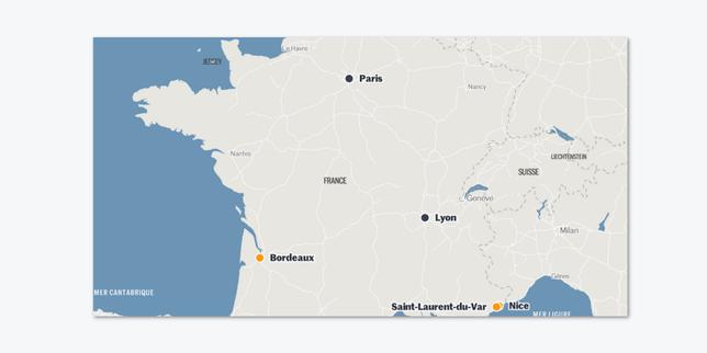 CARTE. Couvre-feux en France : suivez les mesures de restriction dans les villes concernées en temps réel