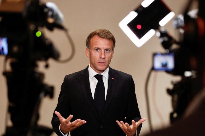 French President Emmanuel Macron in Lusail, Qatar, October 21, 2026. - BENOIT TESSIER/REUTERS