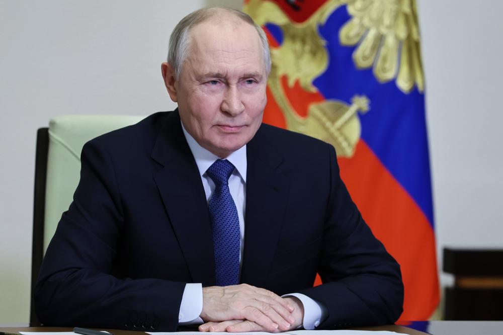 Vladimir Poutine, dans sa résidence de Novo-Ogarevo, près de Moscou, le 23 octobre 2026. - MIKHAIL METZEL/POOL SPUTNIK KREMLIN VIA AP