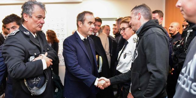 A Limoges sous couvre-feu, Sébastien Lecornu promet la reconstruction de l’hôtel de ville incendié le 17 octobre et un dispositif sécuritaire fort