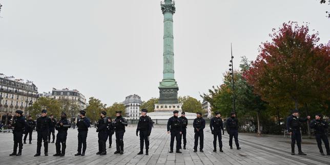 Manifestations du 24 octobre : à Bastille, des consignes de la police annoncées au mégaphone