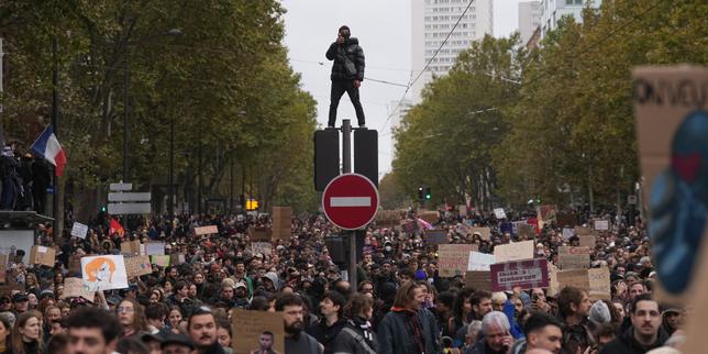 Manifestations du 24 octobre : les premières images du cortège parisien