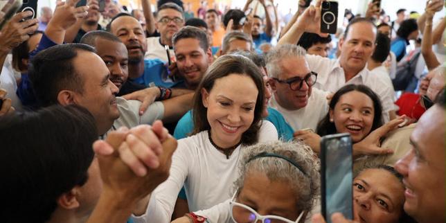 Venezuelan opposition leader Machado returns from exile