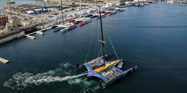 Route du rhum : à bord de « Maxi-Edmond-de-Rothschild », le maxi-trimaran flambant neuf de Charles Caudrelier