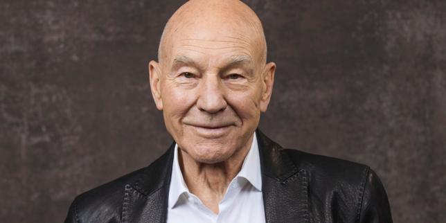 Le comédien Patrick Stewart, à Pasadena (Californie), aux Etats-Unis, le 9&nbsp;janvier 2023.