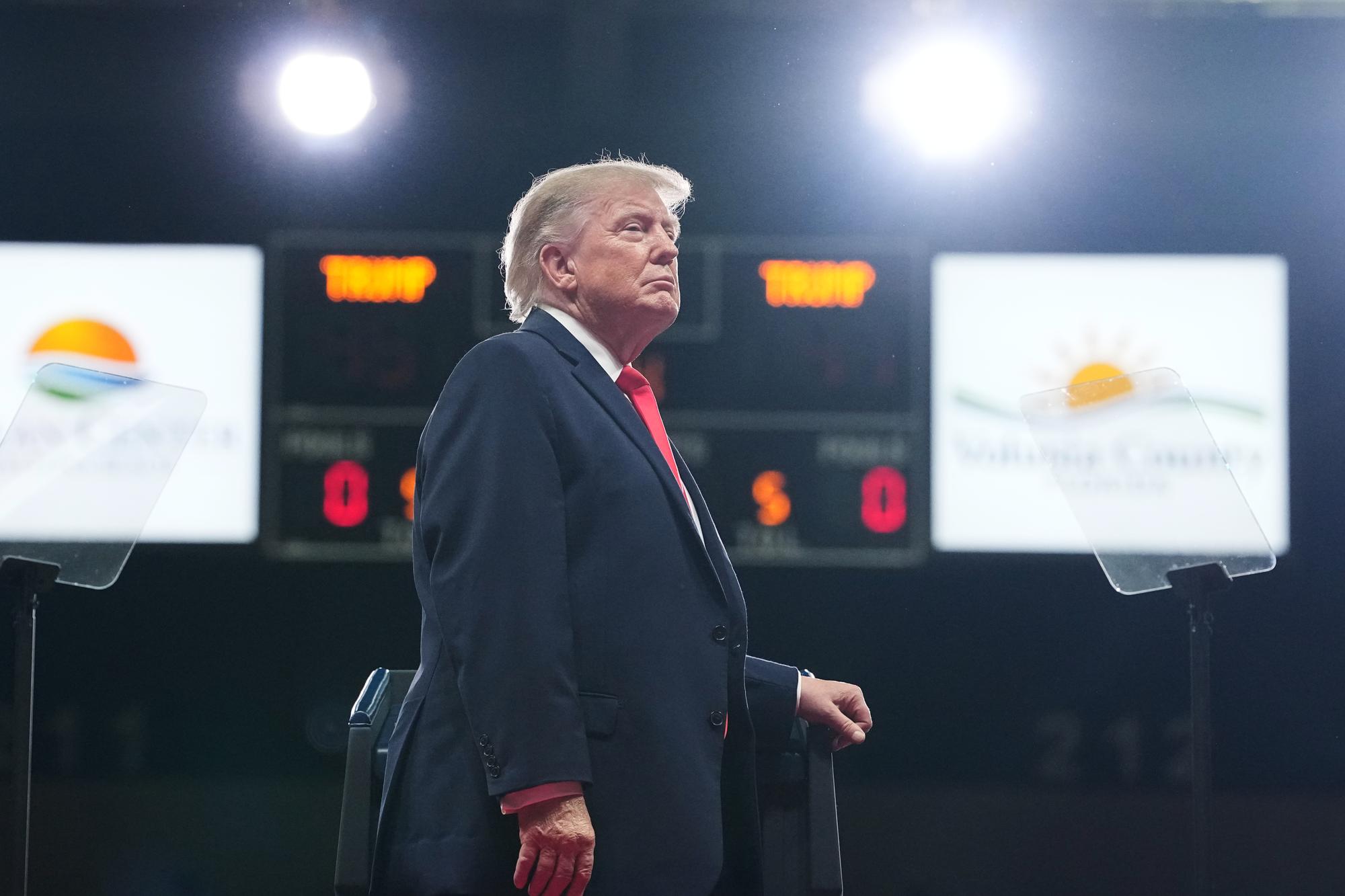 U.S. President Donald Trump in Daytona Beach, Florida, October 30, 2026. JACQUELYN MARTIN/AP PHOTO/JACQUELYN MARTIN