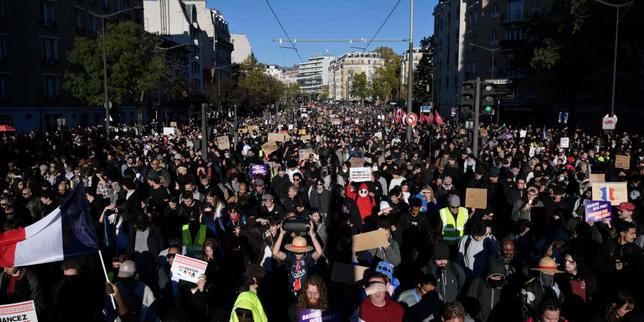 Manifestations du 31 octobre : les cortèges défilent dans plusieurs villes de France