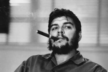Havana. Ministry of Industry. Ernesto GUEVARA (Che), Argentinian politician, Minister of industry (1961-1965) during an exclusive interview in his office. Contact email:New York : photography@magnumphotos.comParis : magnum@magnumphotos.frLondon : magnum@magnumphotos.co.ukTokyo : tokyo@magnumphotos.co.jpContact phones:New York : +1 212 929 6000Paris: + 33 1 53 42 50 00London: + 44 20 7490 1771Tokyo: + 81 3 3219 0771Image URL:http://www.magnumphotos.com/Archive/C.aspx?VP3=ViewBox_VPage&IID=2S5RYD1PEVR4&CT=Image&IT=ZoomImage01_VForm
