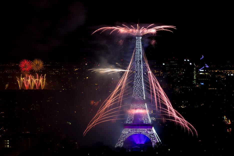 En Images Le Spectaculaire Feu Dartifice Du 14 Juillet à La Tour Eiffel